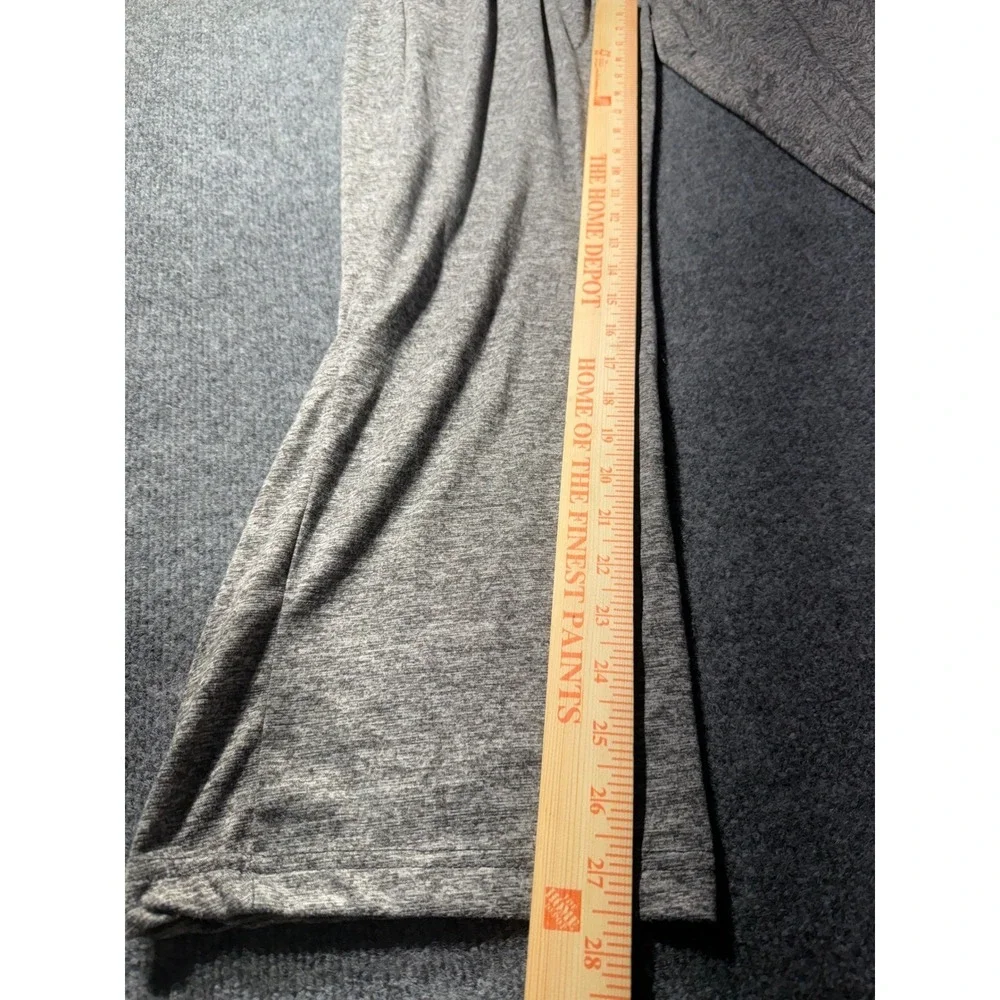 Isotone Mens Gray Heathered Lounge Pants Size Medium Performance Drawstring PJs